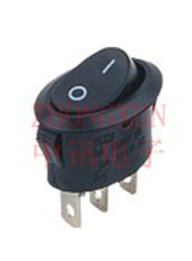 【中讯】船型开关KCD1-115-101电源热水壶翘板开关2挡3脚10A250V