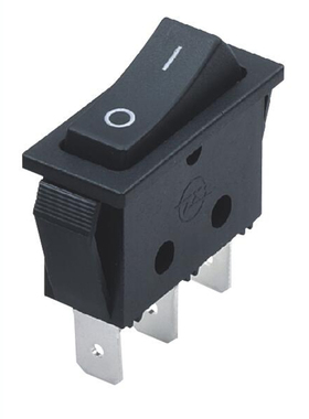 【中讯】船型开关翘板电源开关KCD3-102JK银触点多认证出口3脚16A