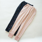 日系千家女裤 子K11高腰 保暖家居女士裤 百搭绒裤 显瘦加绒舒适长裤