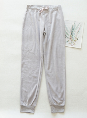 2L码女士宽松秋冬季加厚保暖睡裤家居裤加绒长裤睡衣大码女裤1777