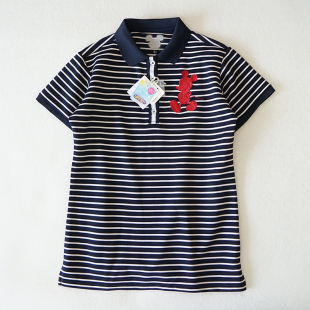 显瘦条纹日系女装 修身 T550 T恤防晒运动夏季 女士速干休闲短袖