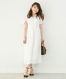 女棉连衣裙公主裙蕾丝镂空A字型