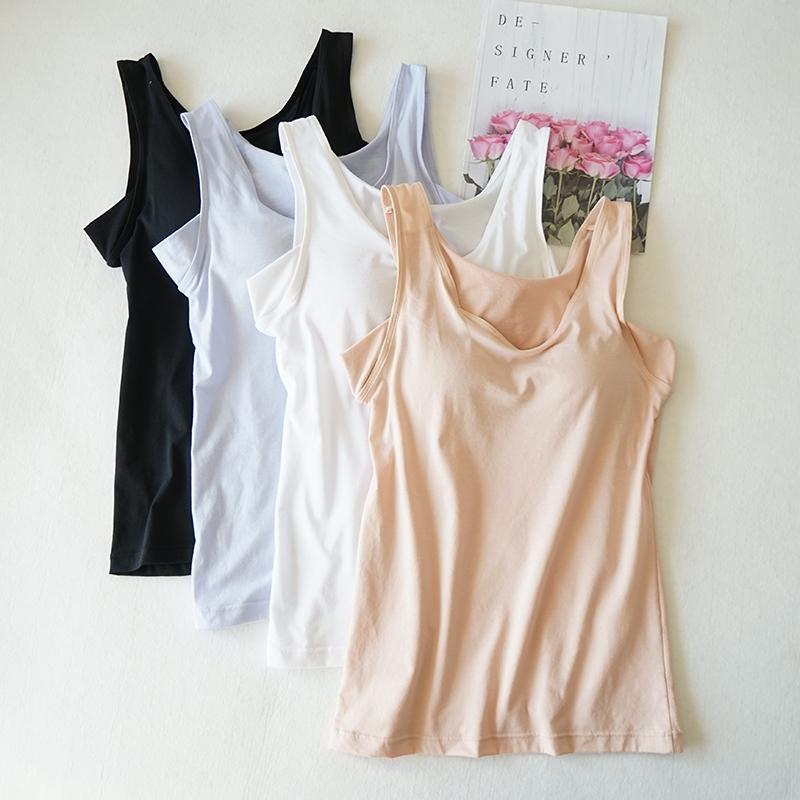 剪标新款春夏带胸垫背心一体内衣