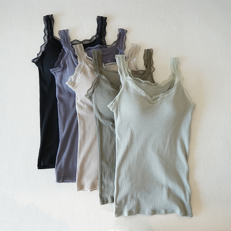 薄款纯棉女士内衣吊带背心