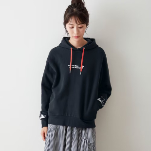 外套大码 日系千家纯棉卫衣连帽长袖 情侣男女装 宽松春秋季 S82 帽衫