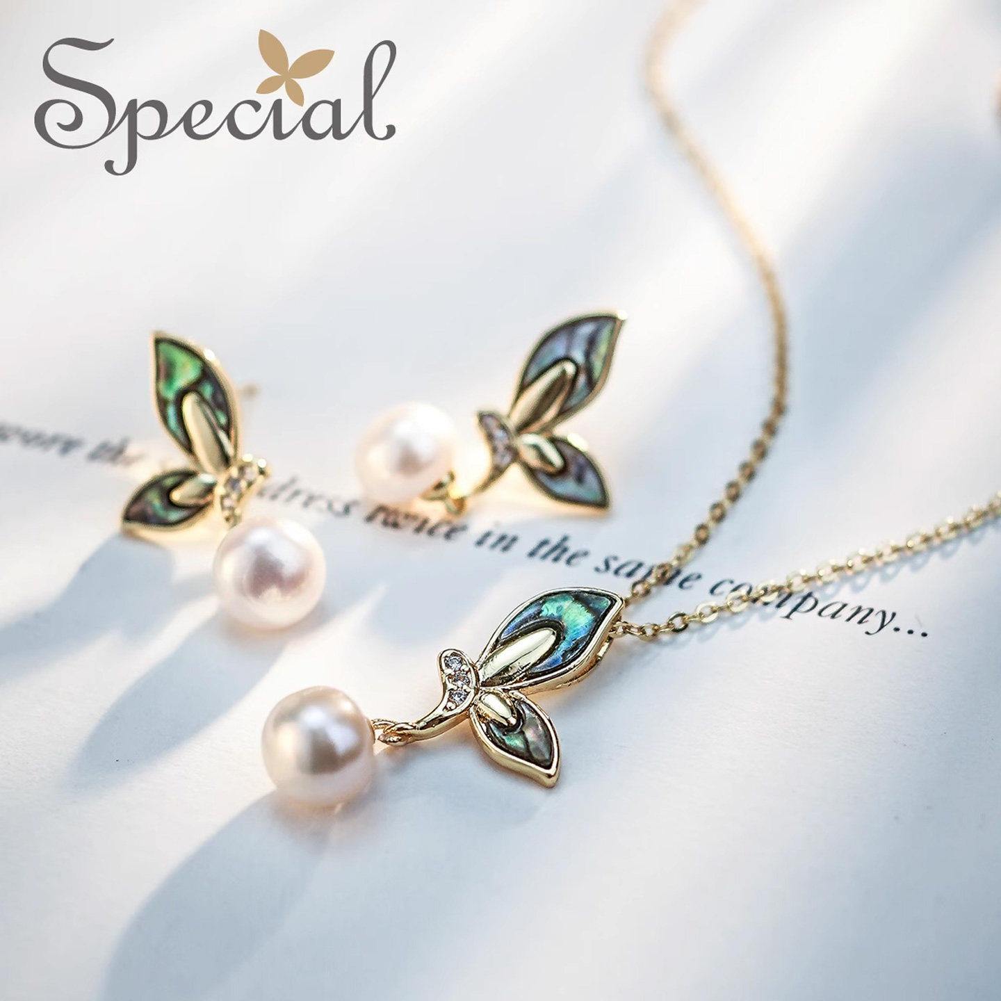 SPECIAL淡水珍珠项链蝴蝶复古小众耳饰耳钉轻奢套装女2026礼物新,饰品/流行首饰/时尚饰品新,组合套装,淘宝优惠券,粉丝福利购,淘宝优惠卷