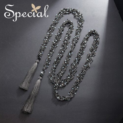 SPECIAL欧美轻奢叠戴多层毛衣链