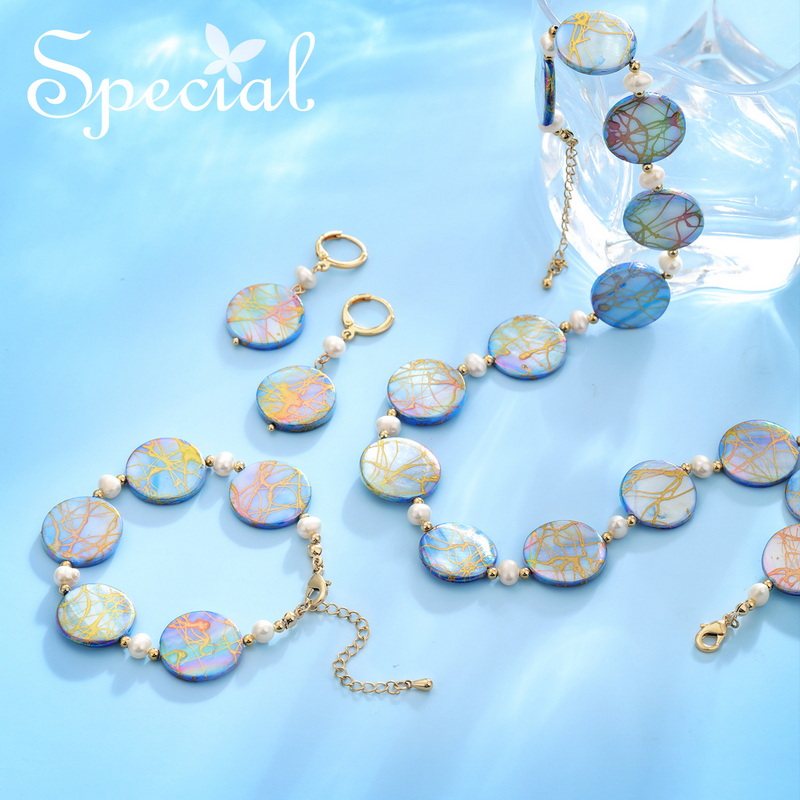 special淡水珍珠时尚套装女