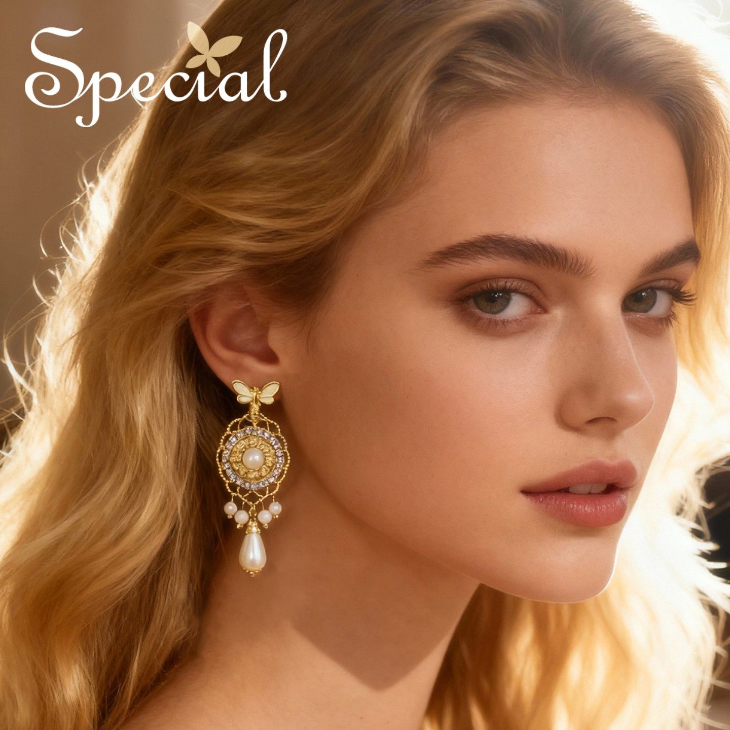 SPECIAL复古耳钉耳环女气质轻奢小众设计流苏扫肩耳饰2026新礼物