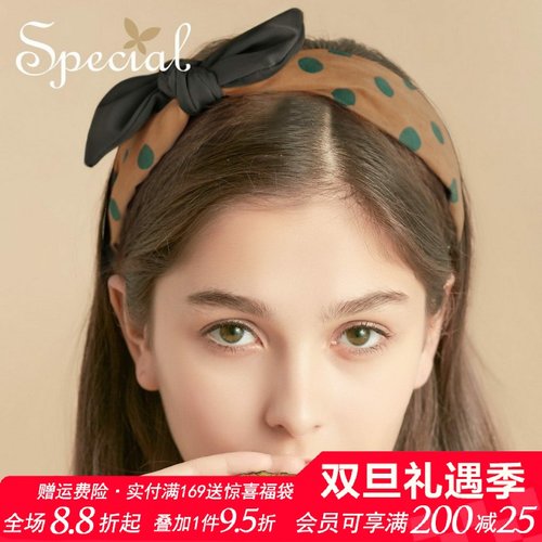 special复古减龄防滑少女宽发箍