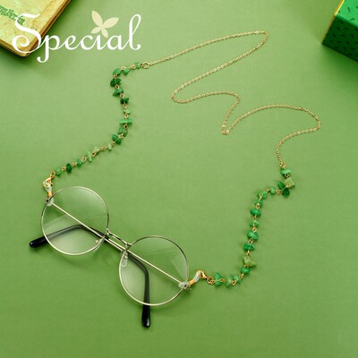 SPECIAL石英石铜防滑眼镜链