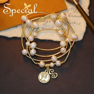 SPECIAL淡水珍珠项链小众轻奢多层叠戴设计衬肤手链女2026新礼物