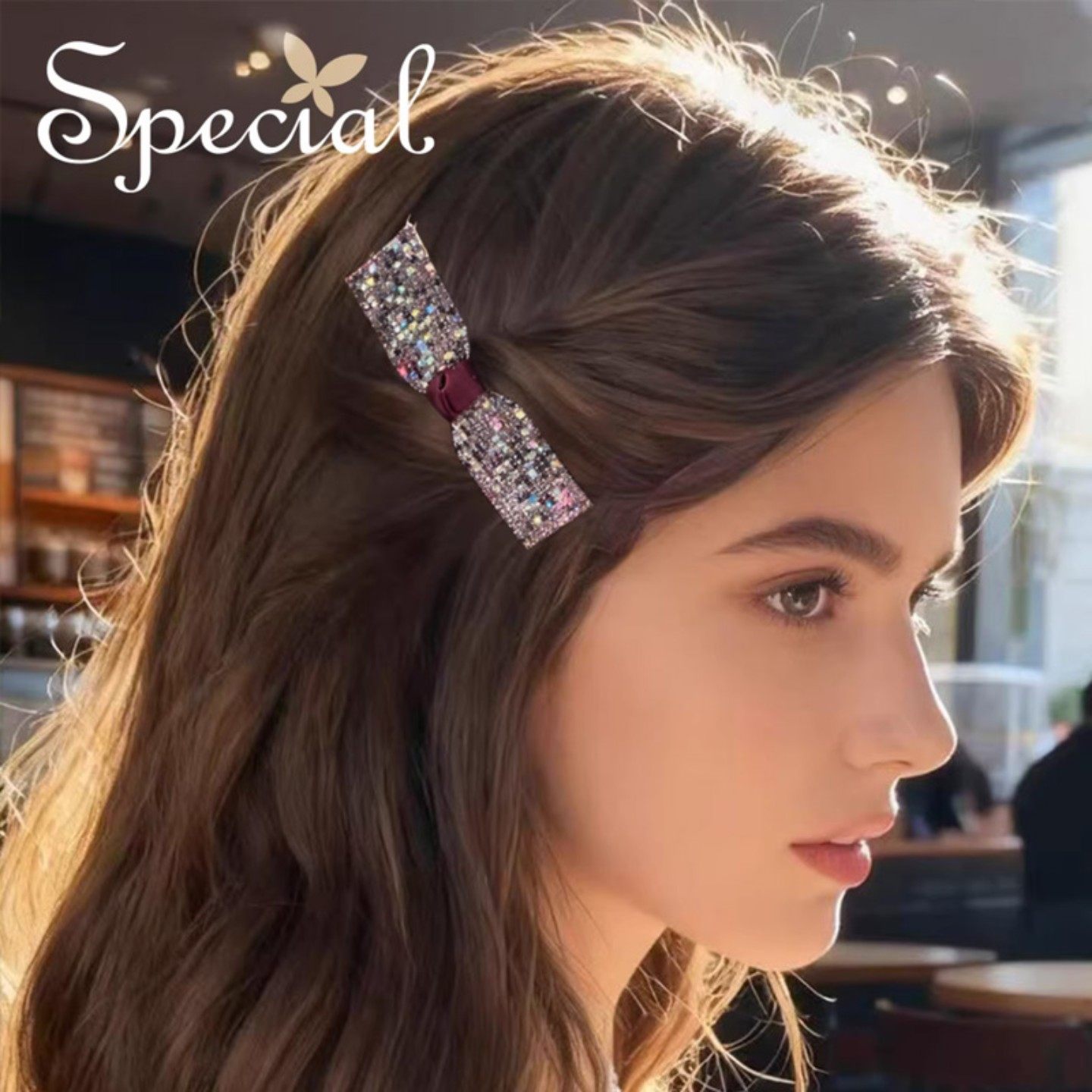SPECIAL欧美时尚手工发夹发饰弹簧夹女气质小众设计2026年新礼物