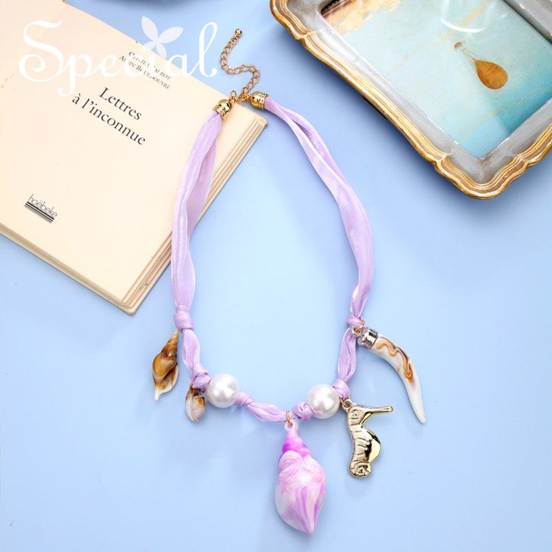 SPECIAL轻奢质感项链女毛衣链海螺吊坠颈链百搭气质2026年新款,饰品/流行首饰/时尚饰品新,项链,淘宝优惠券,粉丝福利购,淘宝优惠卷