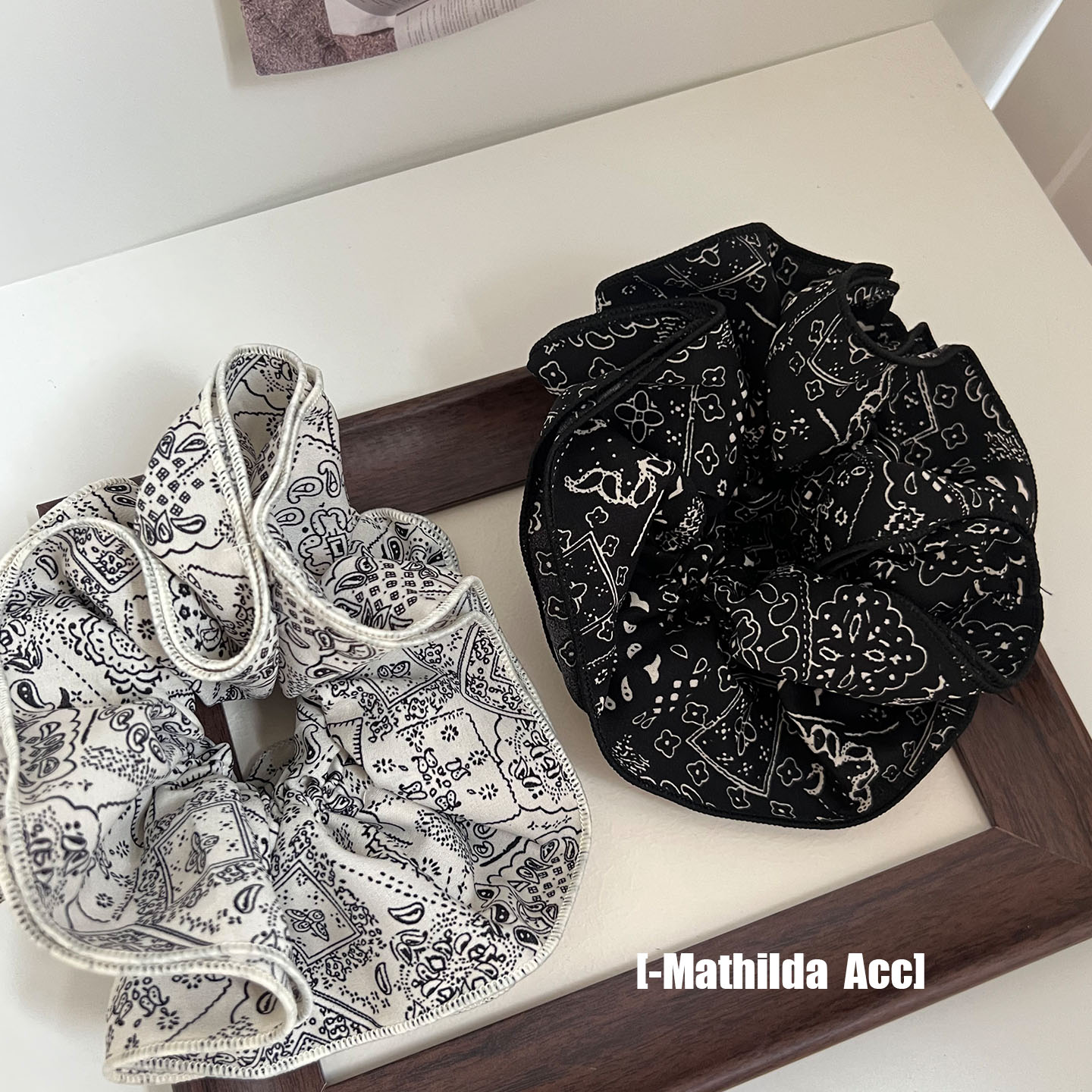 韩国高级感复古腰果花发圈