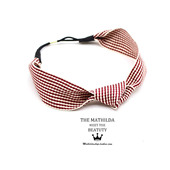 ins同款 网红chic复古交叉撞色毛线交叉发带超仙清新 韩国头饰