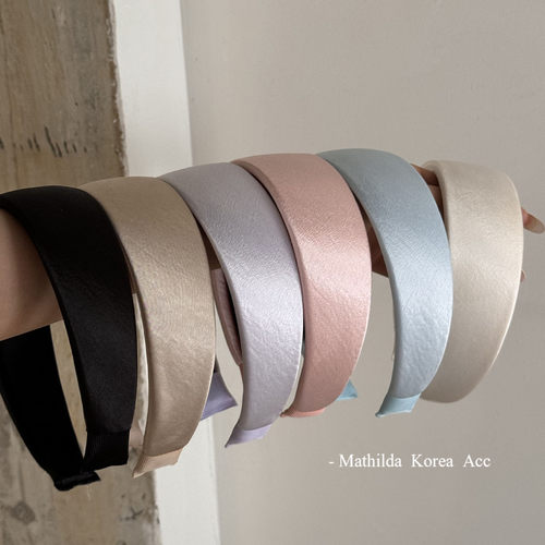 夏季新款缎面光泽感发箍