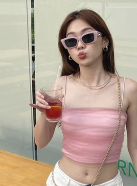 防晒猫眼复古女镂空太阳镜