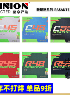 莹恋andro岸度安度新锐煞R45 R48 R53内能乒乓球胶皮球拍反胶套胶