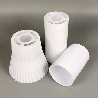 白色塑料灯罩轻薄坚固耐摔柔光防刺眼圆柱形台灯吊灯通用E27配件