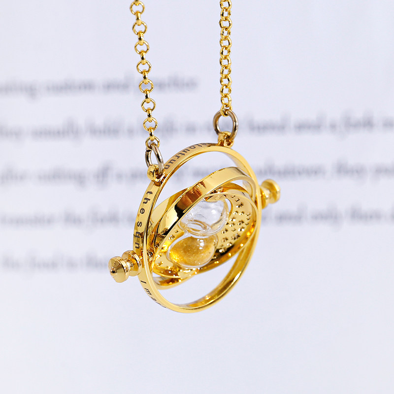 两侧按钮可旋转哈利波特时间转换器项链金色挂件动漫周边饰品现货,模玩/动漫/周边/娃圈三坑/桌游,动漫手表/项链/饰品,淘宝优惠券,粉丝福利购,淘宝优惠卷