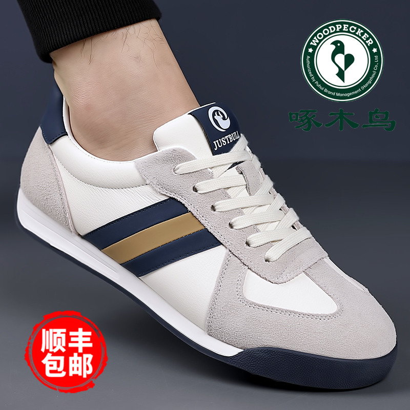 啄木鸟男鞋春季新款软底运动休闲鞋子男潮流百搭户外旅游鞋跑步鞋