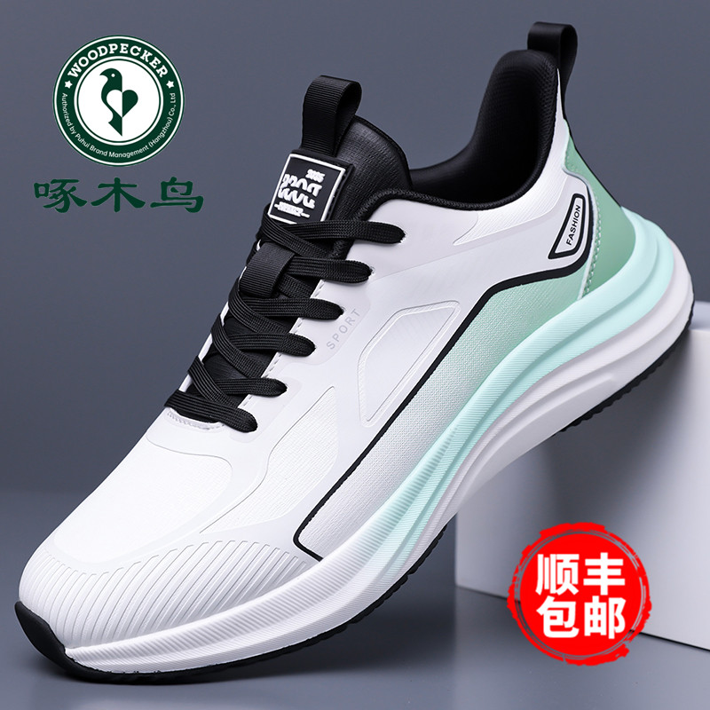 啄木鸟男鞋新款软底运动休闲鞋子男潮流百搭户外旅游鞋轻便跑步鞋