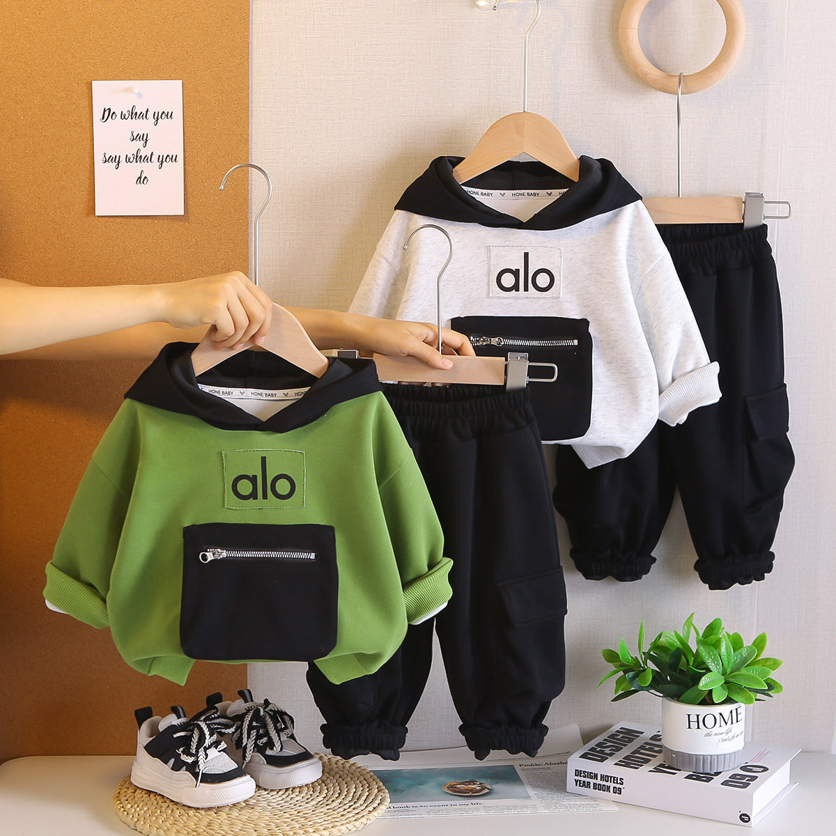 男童春秋季连帽卫衣套装2026新款儿童春装休闲运动男孩衣服两件套,童装/婴儿装/亲子装,儿童运动套装,淘宝优惠券,粉丝福利购,淘宝优惠卷