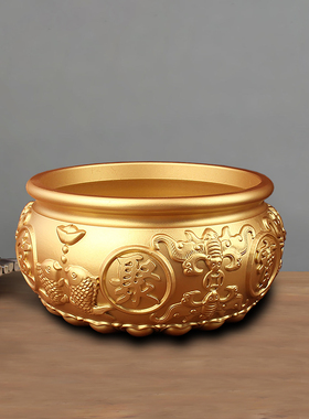 聚宝盆招财摆件开业乔迁客厅礼品