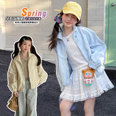 夹克小个子韩系穿搭 立领拉链外套女春秋休闲短款 2026新款 韩版