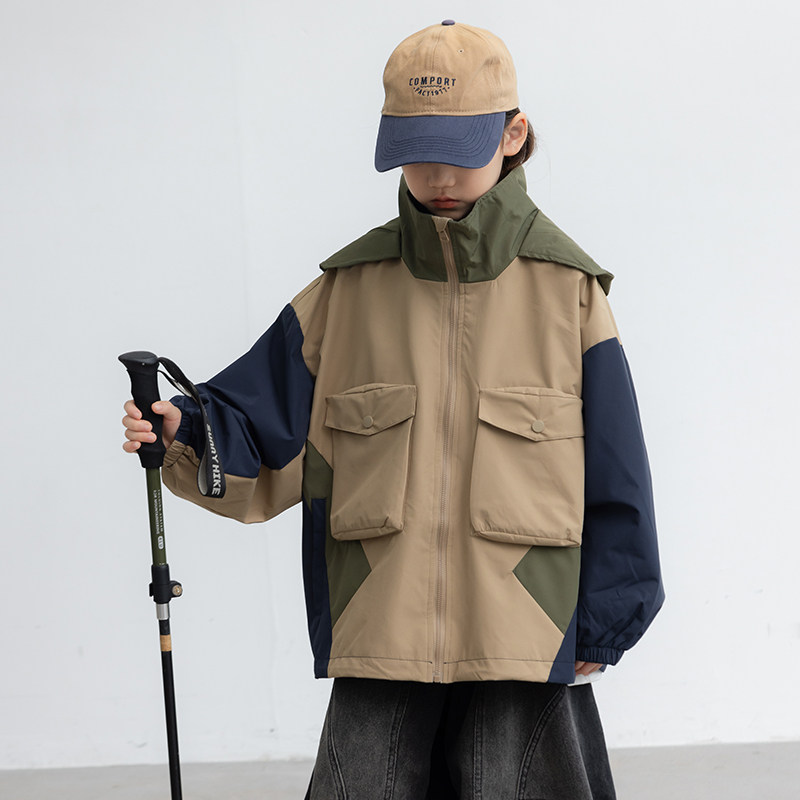 带帽常规聚酯纤维拉链C类普通外套,童装/婴儿装/亲子装,普通外套,淘宝优惠券,粉丝福利购,淘宝优惠卷