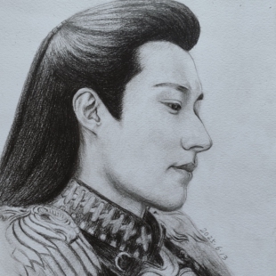 素描肖像画手绘铅笔炭笔照片人像画画定制男女生友画像生日礼物头