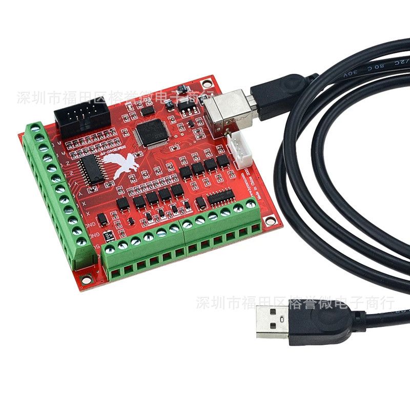 微型USB接口MACH3运动控制卡 雕卡雕刻机控制板CNC接口板