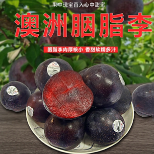 澳洲胭脂女王李3斤装 皇后李红肉李恐龙蛋血丝李新鲜水果黑布林