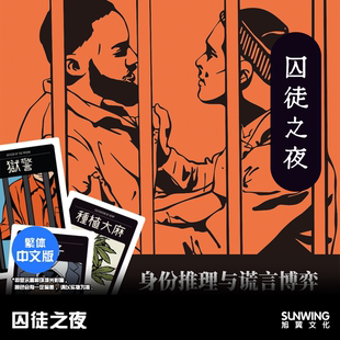 [旭翼桌游]现货 囚徒之夜 身份推理聚会繁体中文 正版授权