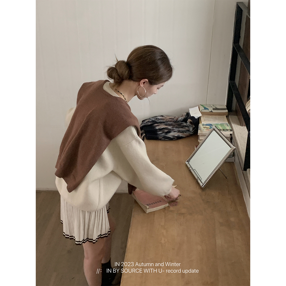 百搭小披肩叠穿加分项