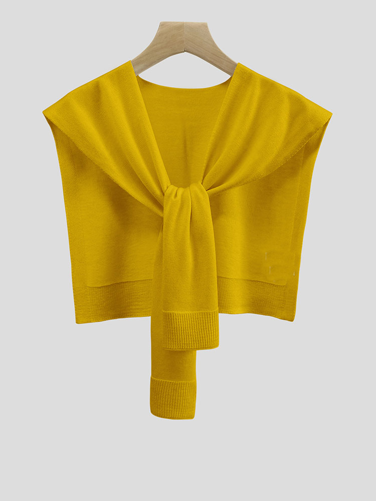 外搭披肩女保暖护肩颈网红配裙子针织2025春秋薄款空调房护肩洋气