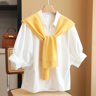 2025春夏秋冬季 小坎肩 空调上班条纹纯色披肩女搭配裙子衬衣薄款