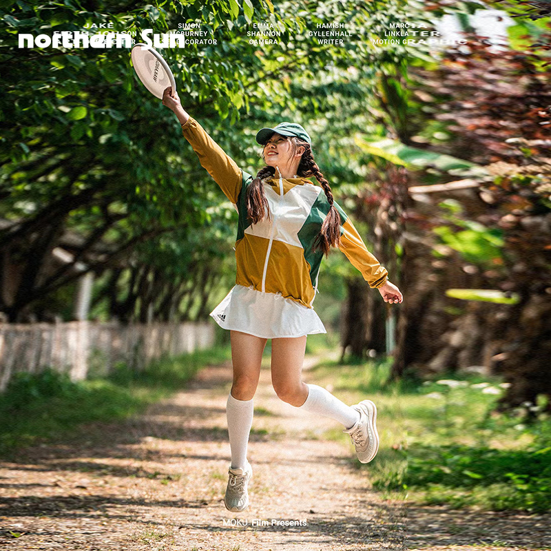 诺思山户外女防晒衣25新品夏薄宽松短防泼水运动骑行皮肤衣1528B