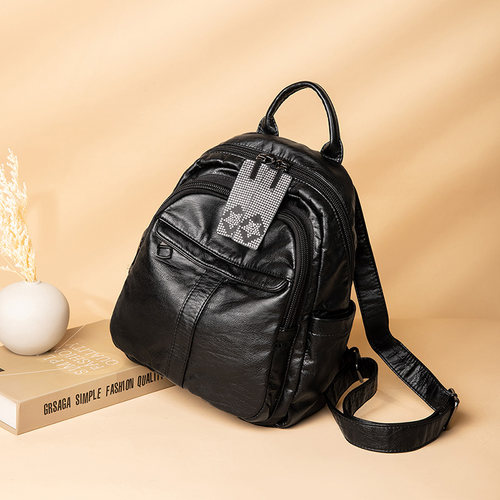 多袋新款质感大容量妈妈时尚女包