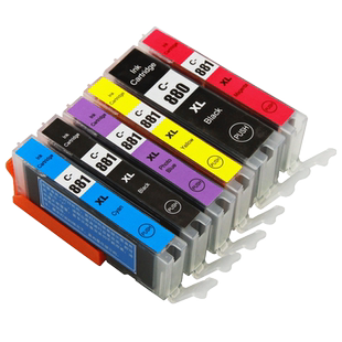 适用佳能TS8180打印机CANON880BK墨盒TS6180易加墨TS8280一体机TR8580喷墨TS9180彩色TS9580抗UV墨水防潮耐晒