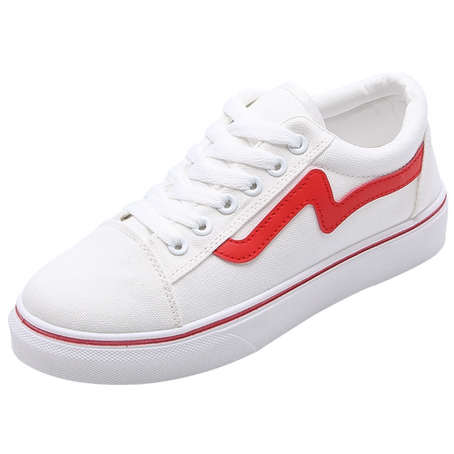 我潮2025春季新款帆布鞋女学生百搭鞋子透气夏季平底板鞋爆款黑色