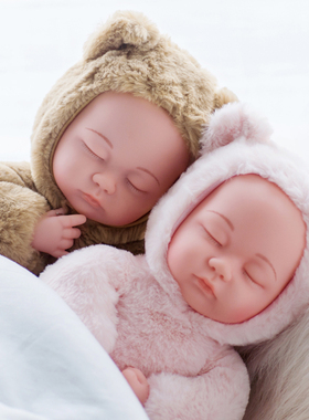 儿童仿真娃娃软胶宝宝会说话的公主洋娃娃婴儿睡眠布娃娃女孩玩具