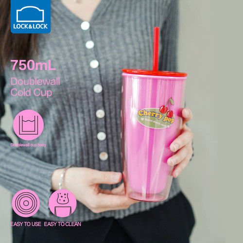 乐扣复古水杯保温杯水杯办公室