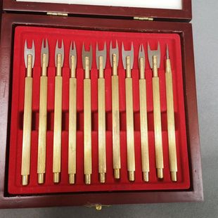 定规铜锥子特殊钢针钢锥制鞋 画线厘米分规厘规针开版 皮具定规量规