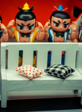 白色公园椅子拍摄道具