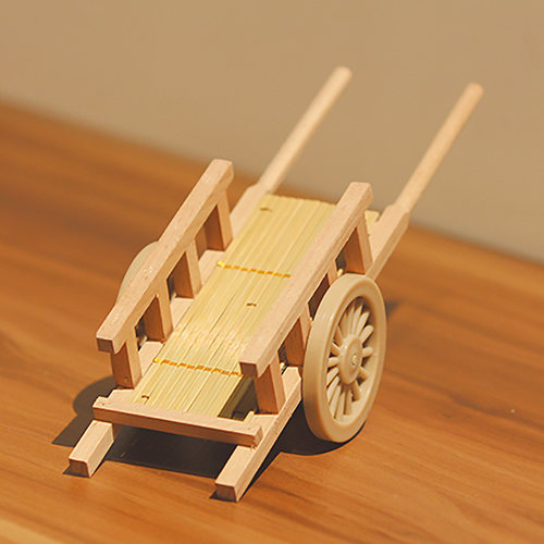 zakka仿古风大排板车家具模型
