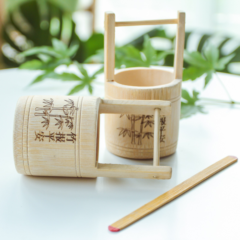 摆件水桶竹报平安工艺品