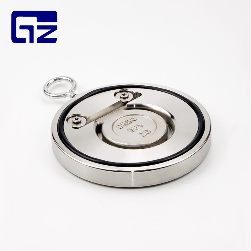 【温州浙高】不锈钢304单向阀对夹式翻板止回阀h74超薄型板式通用