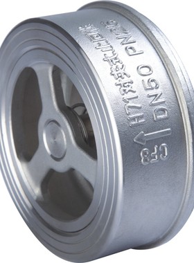 【温州浙高】不锈钢304对夹止回阀 升降式 H71W 单向阀逆止阀DN25